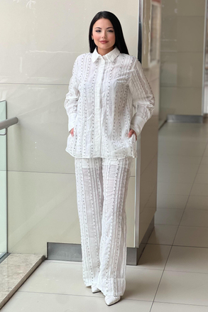 İpekyol Strass Taş Baskılı Pantolon