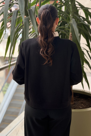 İpekyol Yakası Bağlamalı Sweatshirt