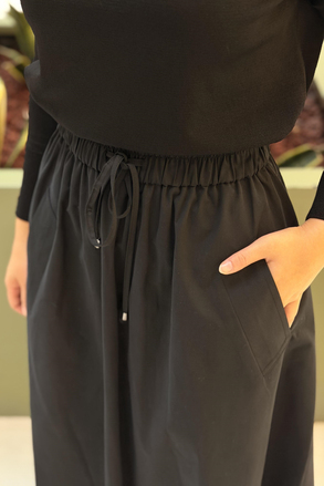 Sentez Lizzy Cep Detaylı Kloş Etek