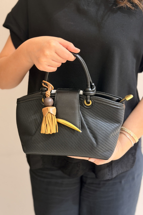 Mahal Bags Hasır Dokulu El Tutmalı Çapraz Askılı Çanta