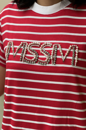 Missemramiss Mssm Taşlı Tshirt