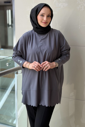 Tığ Triko Oversize Tunik