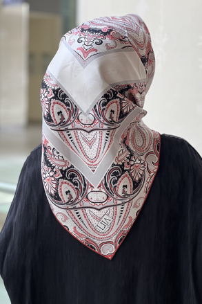 Lija Zerrin Twill İpek Eşarp