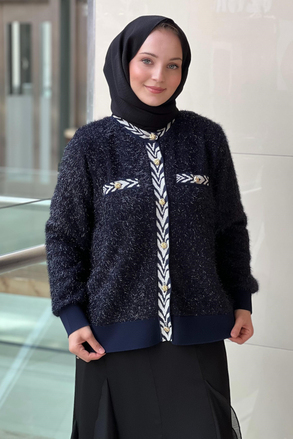 Ghisa Ribanalı Sim İpli Triko Hırka