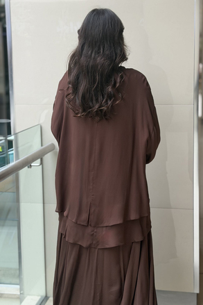 Ghisa Askılı Elbisde Tunik İkili Takım