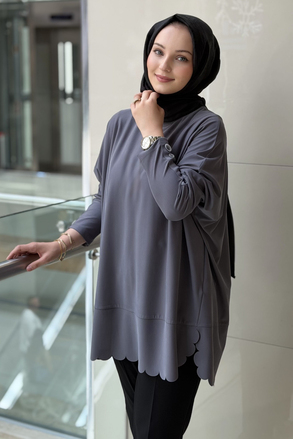 Tığ Triko Oversize Tunik