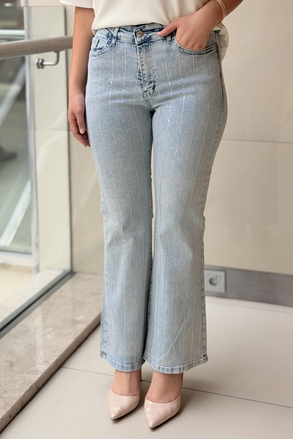 Mahal Cascade Denim Pantolon