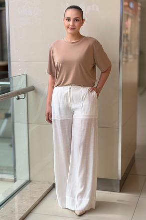 İpekyol Ütü İzli Wide Leg Fit Pantolon