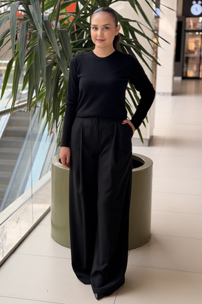 İpekyol Yün İçerikli Wide Leg Pantolon