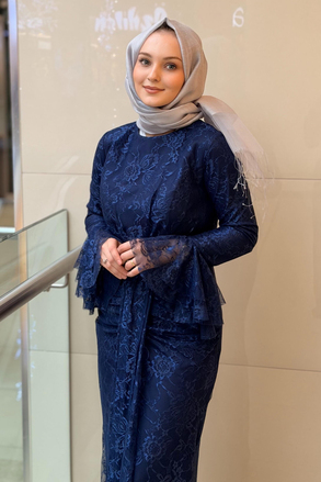 Fashion Night Lez Dantel Abiye Elbise