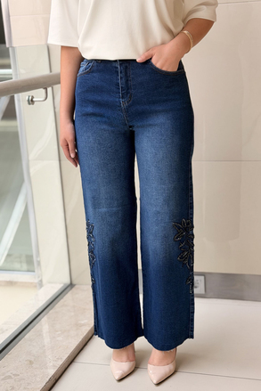 Mahal Pearly Denim Pantolon