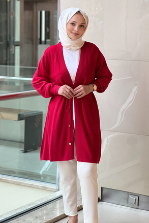 Ghisa Önü Açık Merserize Hırka