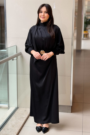 Missemramiss Midnight Silk Elbise