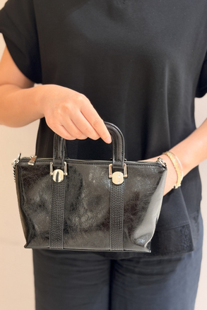 Mahal Bags Zincir Aksesuarlı El Tutmalı Çapraz Askılı Çanta