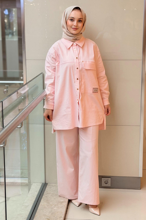 Ceremony Cebi İşleme Detaylı Önden Çıtçıtlı Denim Ceket Pantolon Takım