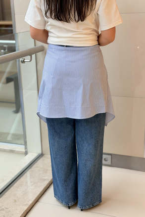 Twist Çift Parça Görünüm Jean Pantolon