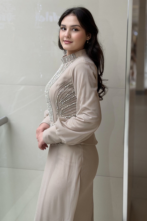 Fashion Night Taş İşlemeli Abiye Elbise