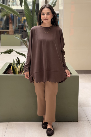 Tığ Triko Oversize Tunik