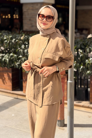 Venöve Calı Pantolonlu Takım