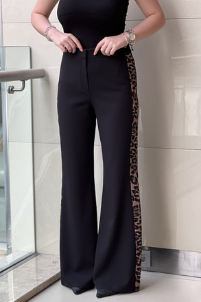 Mianotte Leopar Şeritli Pantolon