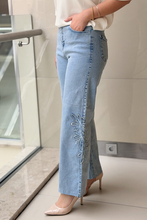 Mahal Pearly Denim Pantolon