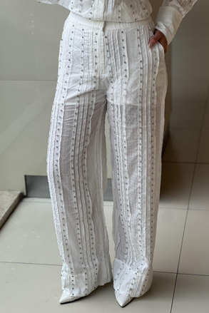 İpekyol Strass Taş Baskılı Pantolon