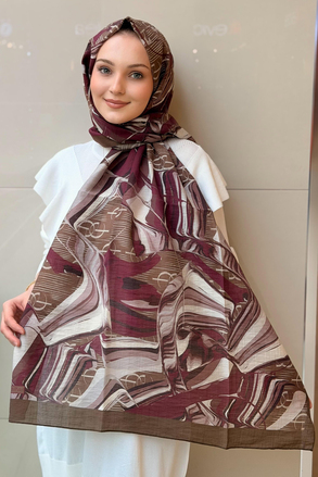 İpekevi Flora Desen Soft Şal