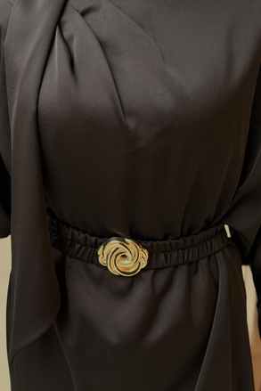 Missemramiss Midnight Silk Elbise