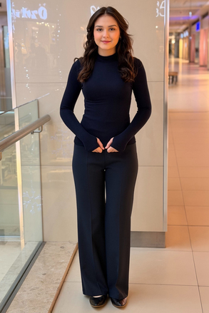 Mahal Casual Dik Yaka Cotton İçlik Body