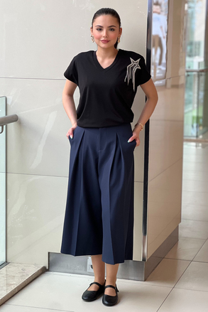On Fashion Pileli Bol Pantolon