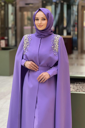Senna Je Parle Dress Set Abiye Elbise