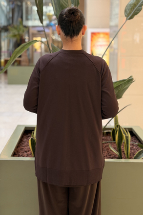 Nuss Reglan Kol Basic Merserize Hırka