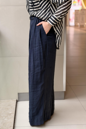 Twist Pileli Wide Leg Pantolon