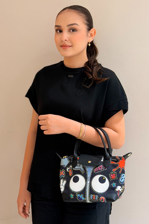 Mahal Bags El Tutmalı Çapraz Askılı Emoji Çanta