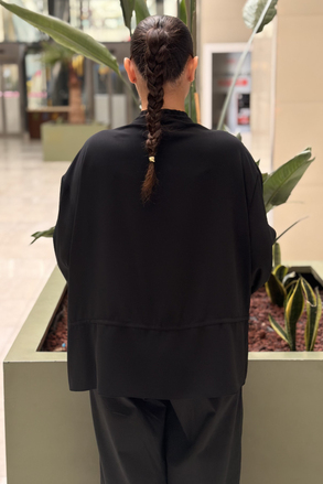 Ghisa Açık Bağlı Yaka Top Düğmeli Gömlek