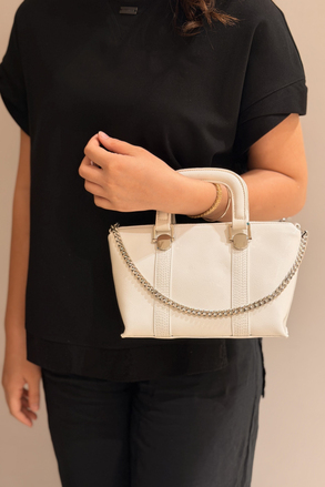 Mahal Bags Zincir Aksesuarlı El Tutmalı Çapraz Askılı Çanta