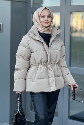 İpekyol Ayarlanabilir Bel Şişme Mont