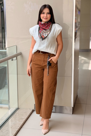 Twist Charm lı Barrel Fit Jean Pantolon