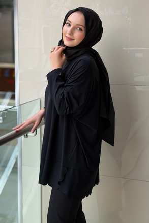 Tığ Triko Oversize Tunik