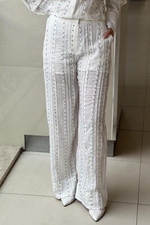 İpekyol Strass Taş Baskılı Pantolon