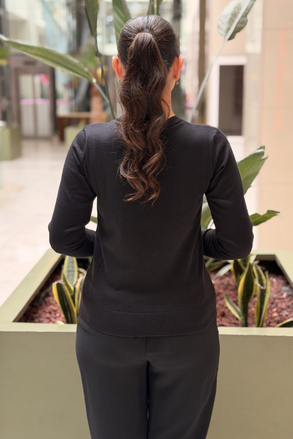 İpekyol Monogram Düğmeli Triko Tunik