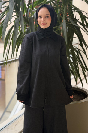 Missdalida Önü Cepli Fermuarlı Touch Me Ceket