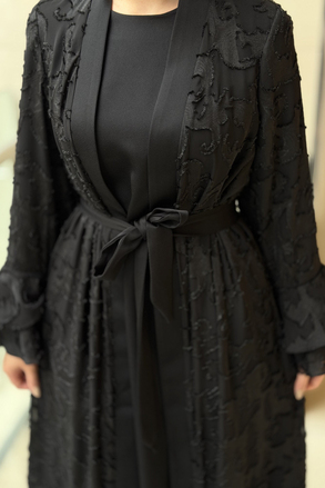 Matex İçli Dışlı Yakma Abaya İkili Takım