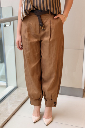 İpekyol Düğme Aksesuarlı Balon Fit Pantolon