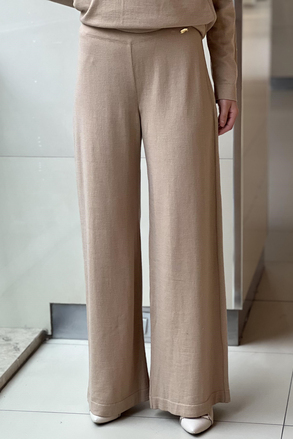 Missdalida 7002-23K Yüzde Yüz Yün Bol Paça Pantolon