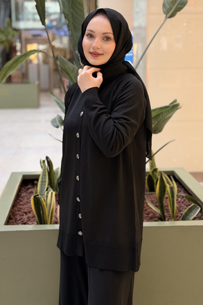 Nuss Reglan Kol Basic Merserize Hırka