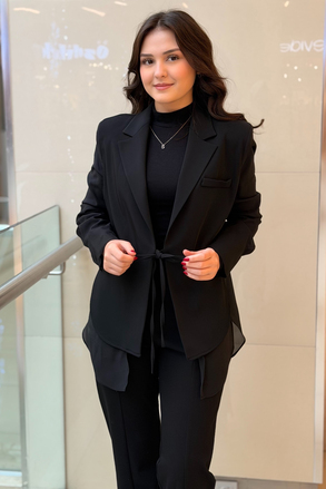 İpekyol Kumaş Mix Vatkalı Blazer Ceket