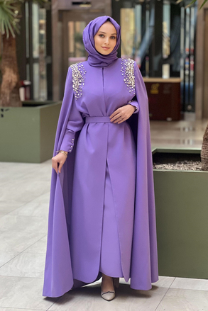 Senna Je Parle Dress Set Abiye Elbise
