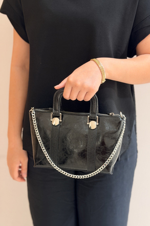 Mahal Bags Zincir Aksesuarlı El Tutmalı Çapraz Askılı Çanta