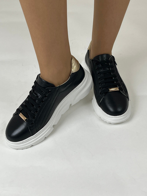 Majensia Yanı Fermuarlı Hakiki Deri Sneaker Ayakkabı